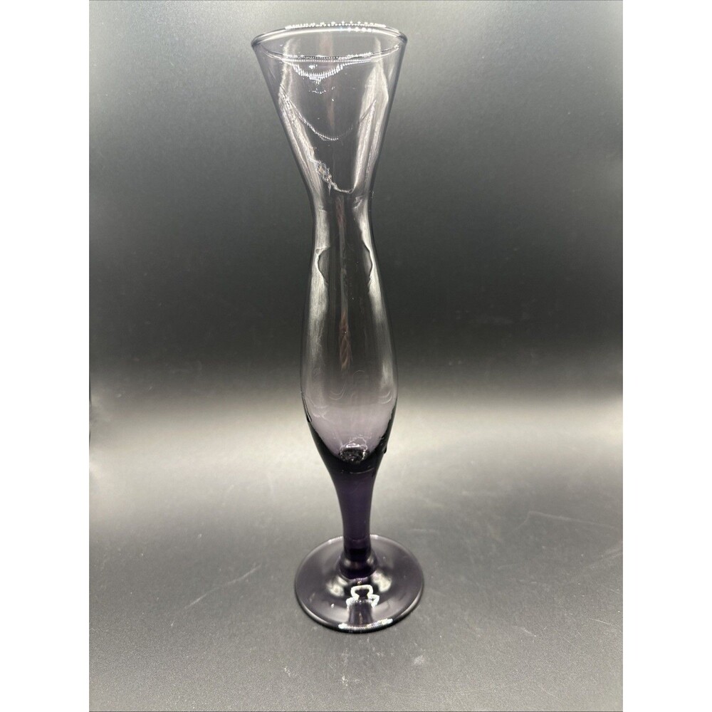 Vintage Amethyst Glass Bud Vase -- Purple, Lavender
